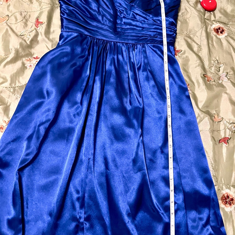 Elegant Blue Strapless Dress, B2 brand size 4 - Picture 6 of 14